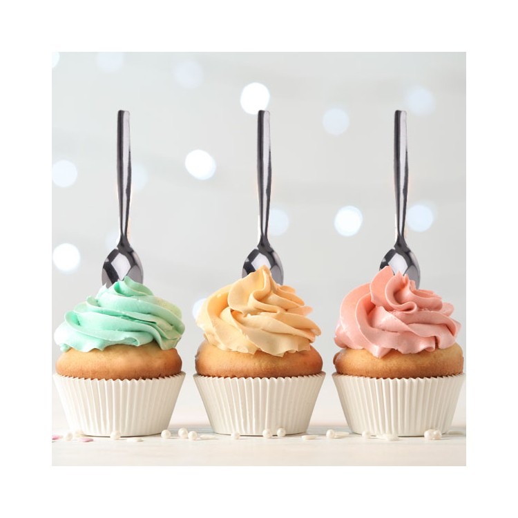 Teskedar Silver Rostfritt 6-pack bild 2