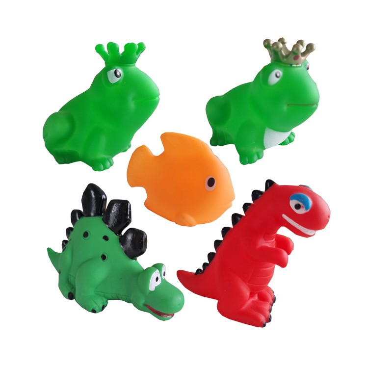 Badleksaker mixade djur 5-pack bild 6