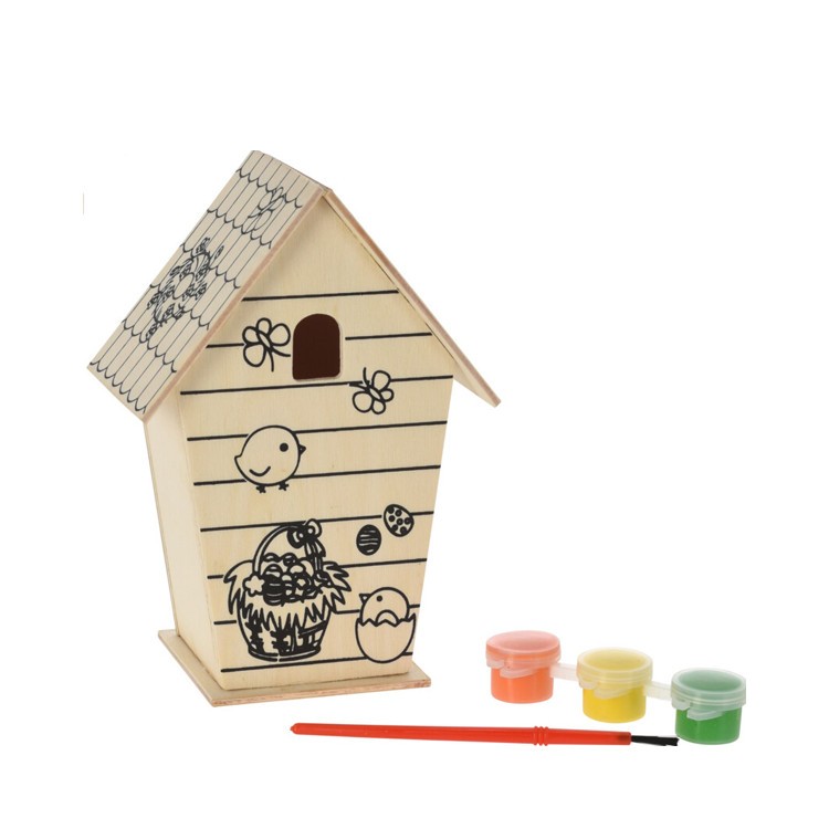 Måla din fågelholk - pyssel
