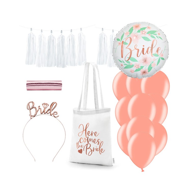 Möhippa dekorationer rosé