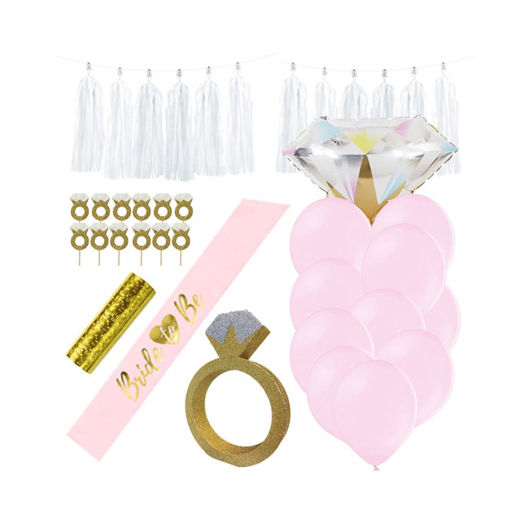 Möhippa dekorationer guld