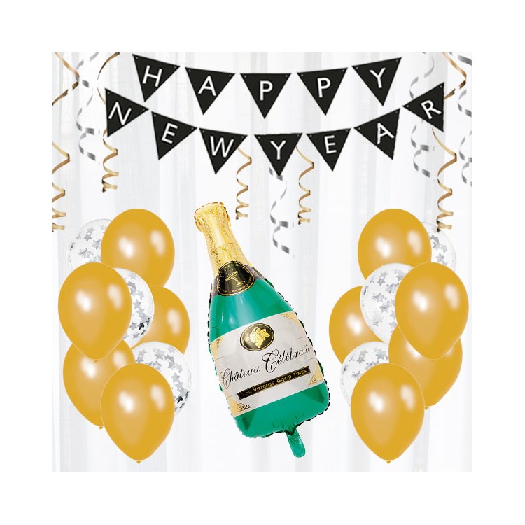 Happy new year dekorationskit