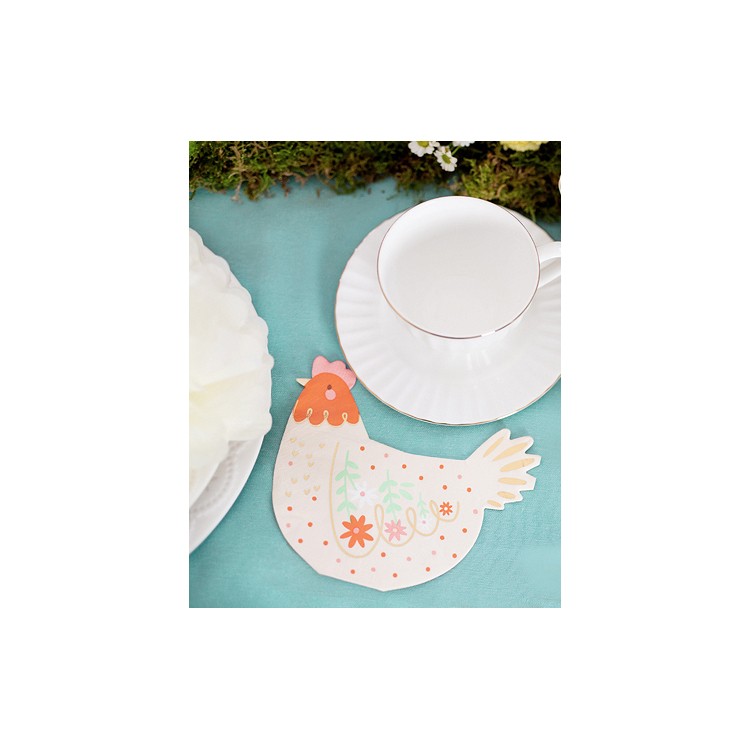 Servetter Höna bild 2