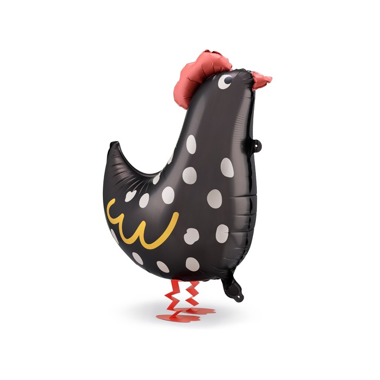 Airwalker Folieballong Höna svart