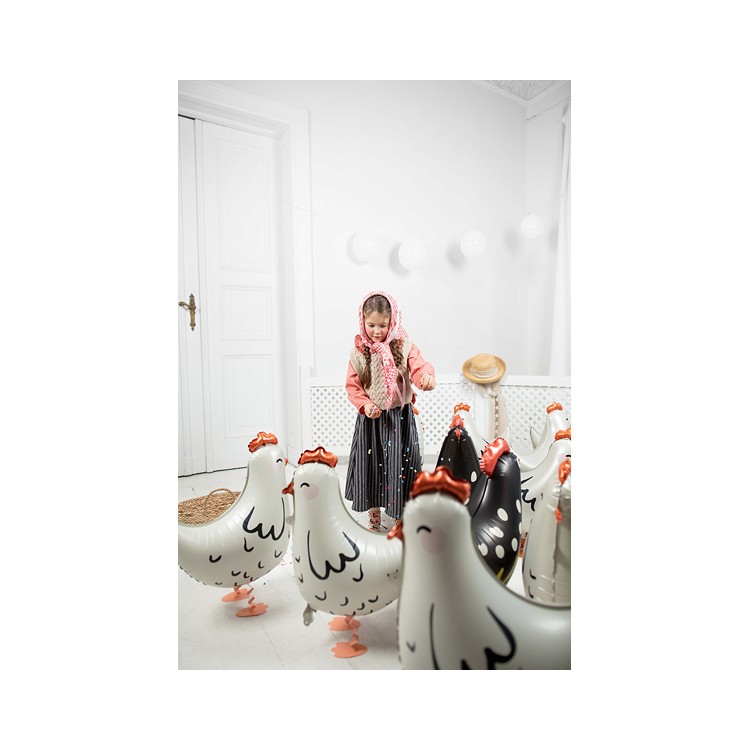 Airwalker Folieballong Höna svart bild 3