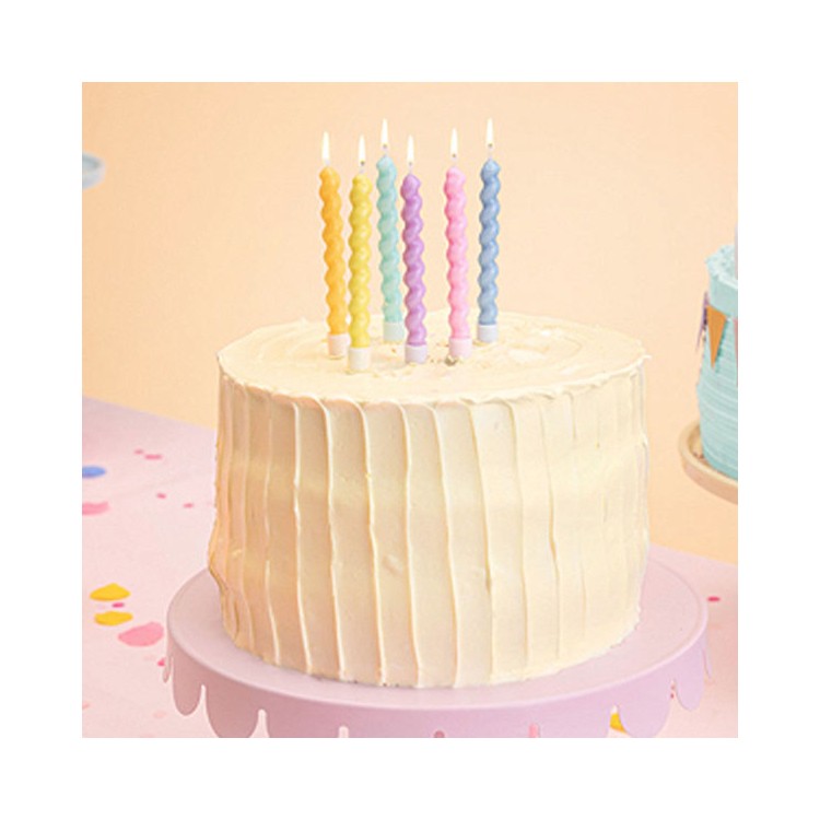 Tårtljus Tvistade pastell bild 7