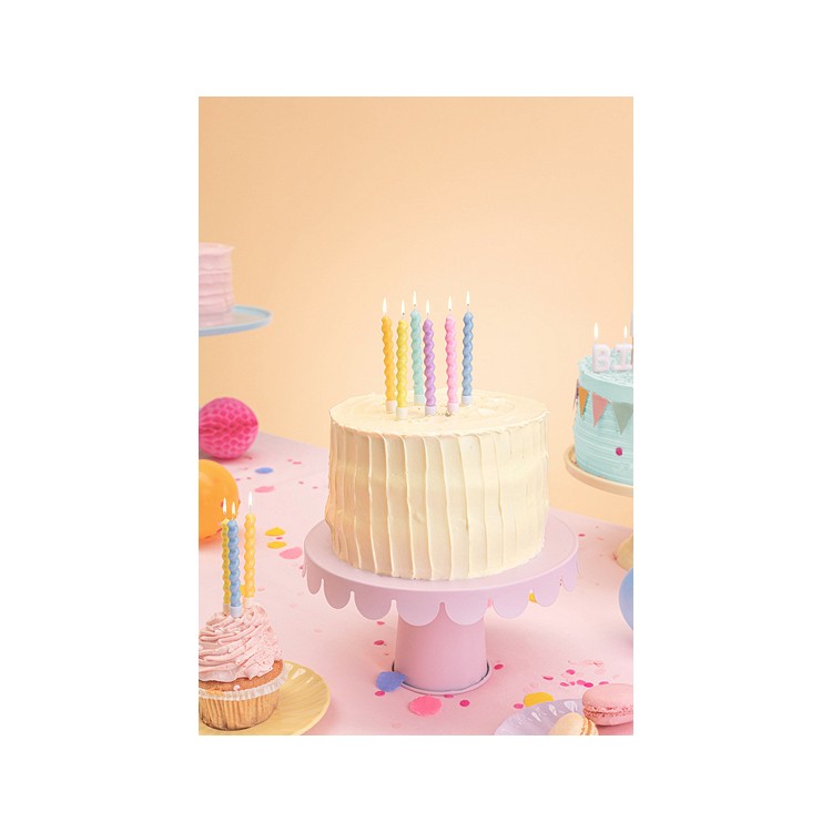 Tårtljus Tvistade pastell bild 2