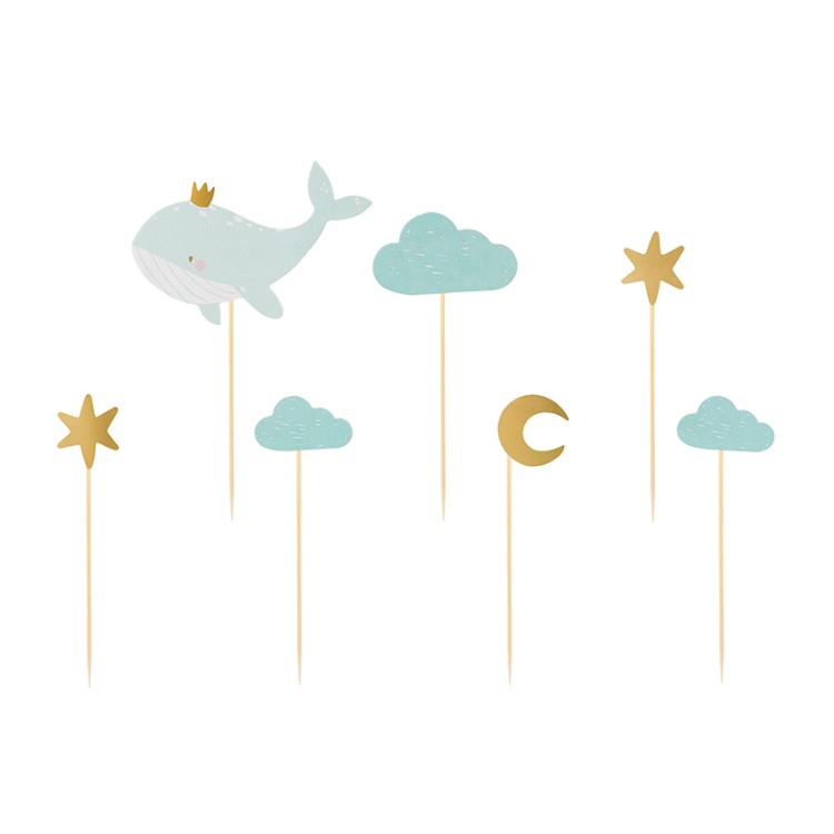 Cake Toppers Blåval