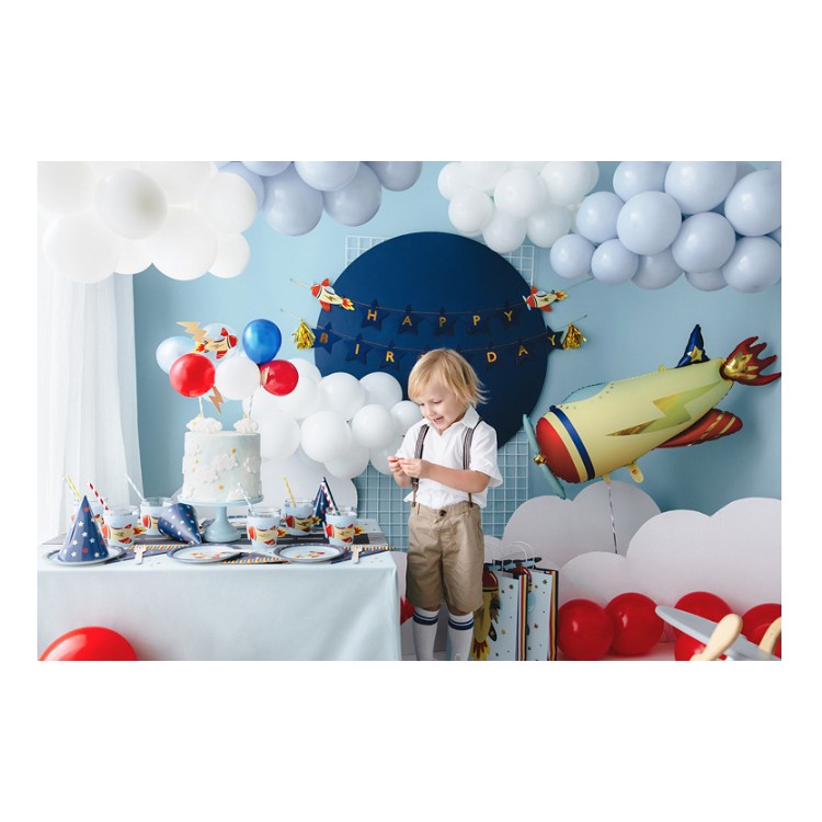 Cake Topper Flygplan Ballongset bild 4