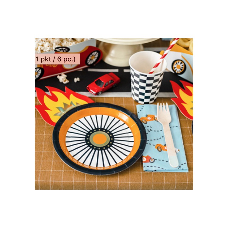 Pappersassietter Bil racing bild 2