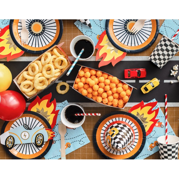 Pappersassietter Bil racing bild 3