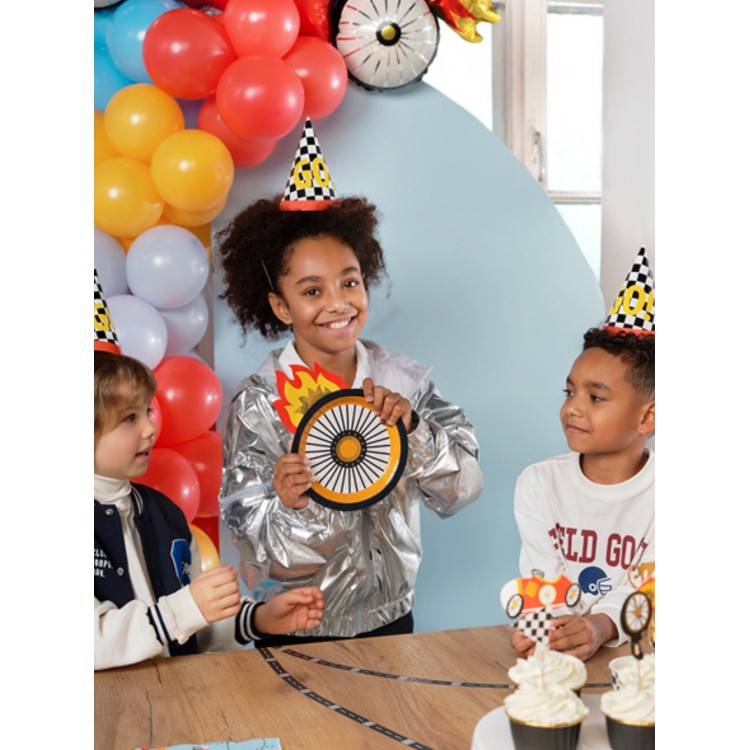 Pappersassietter Bil racing bild 4