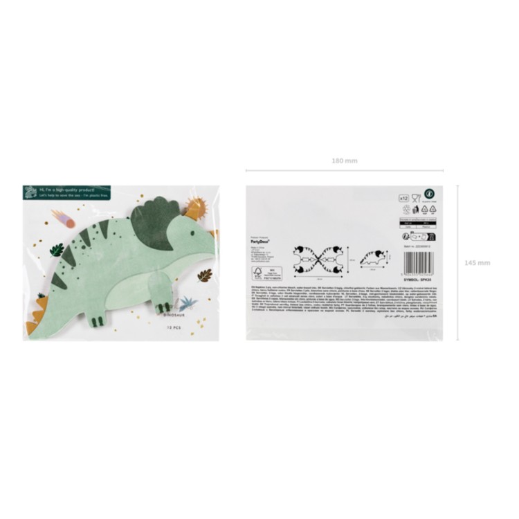 Servetter Dinosaurier bild 2