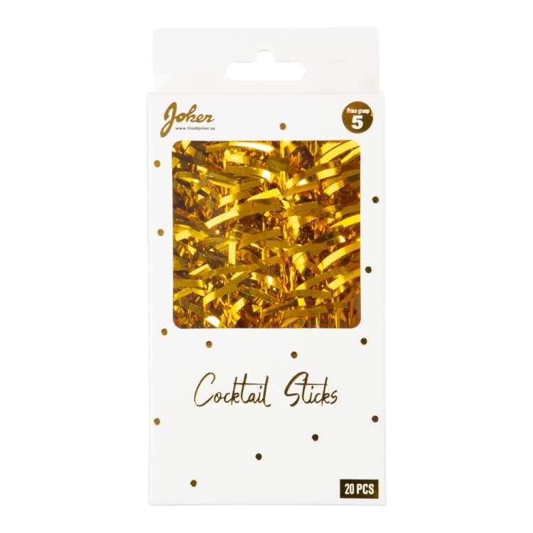Cocktail Sticks Guld bild 3