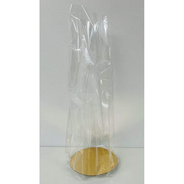 Stor Cellofanpåse med rund bottenplatta bild 3