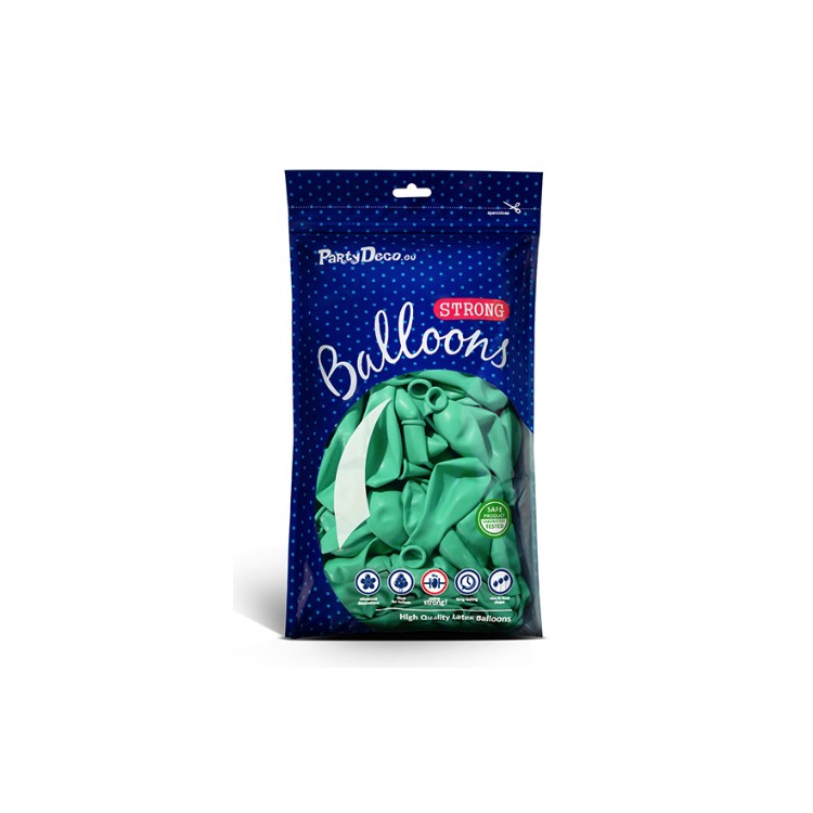 50-pack Ljusturkosa standardballonger bild 2