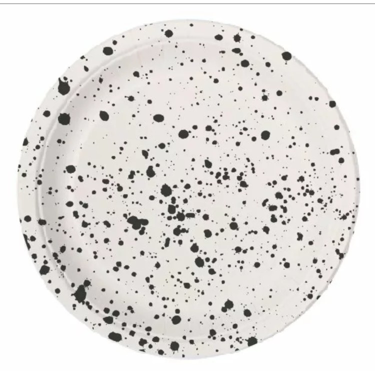 Papperstallrikar Splash 8-pack