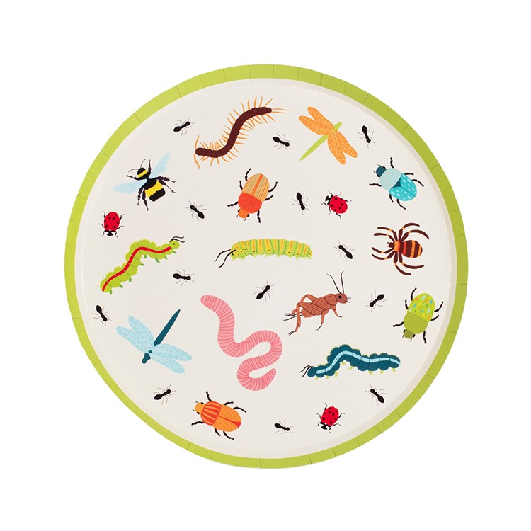 Papperstallrikar Insekter