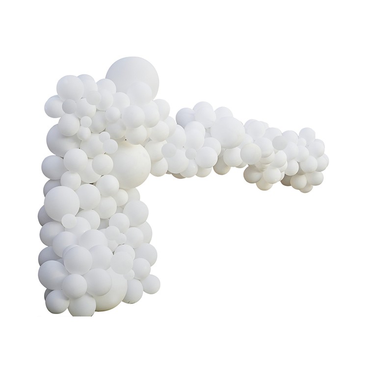 Ballongbåge Lyx vit