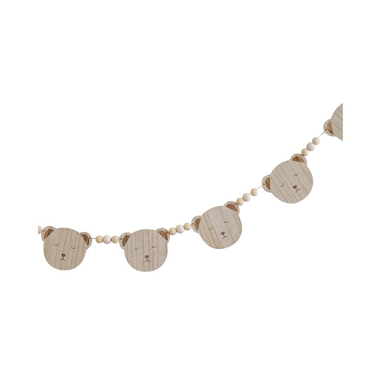 Girlang, Nallar & pärlor i trä