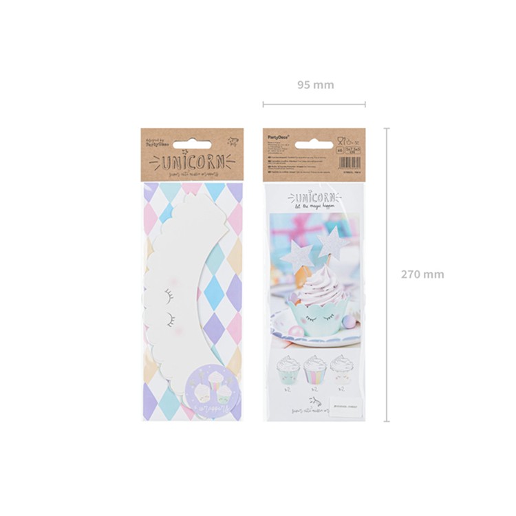 Muffinsformar, Cupcake pastell bild 8