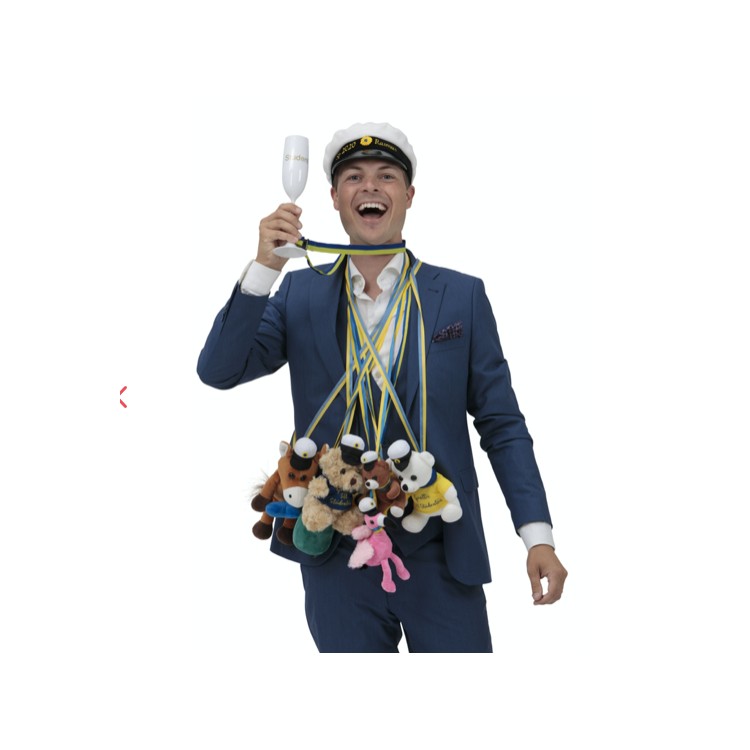 Student Champagneglas vit bild 2