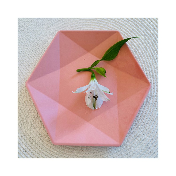 Tallrikar Aprikos Hexagon, Vert Decor bild 7