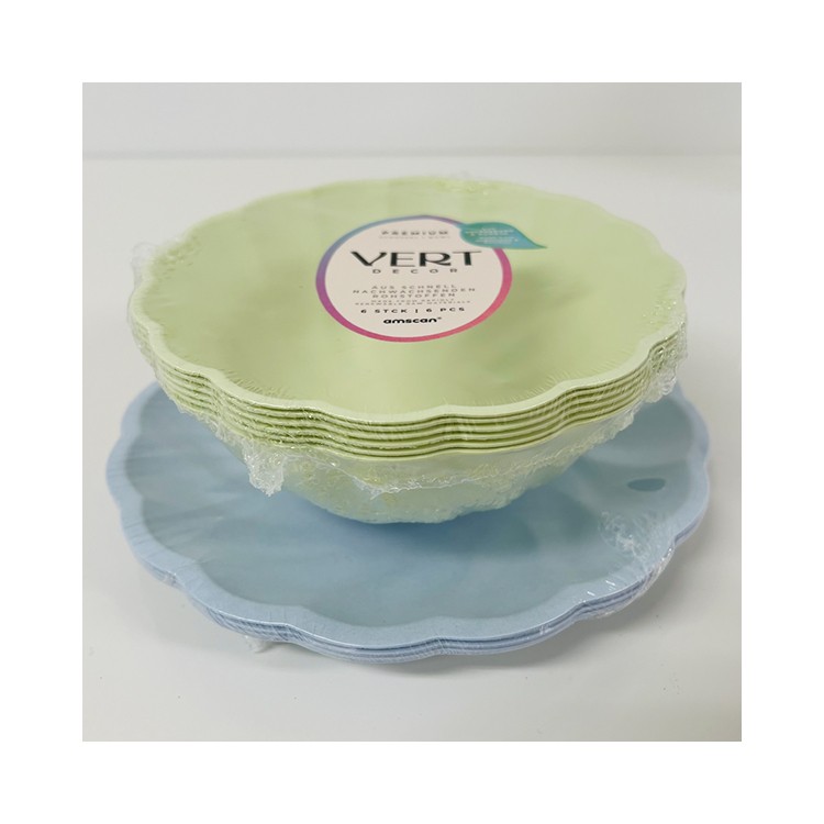 Tallrikar Blå rund, Vert Decor bild 2