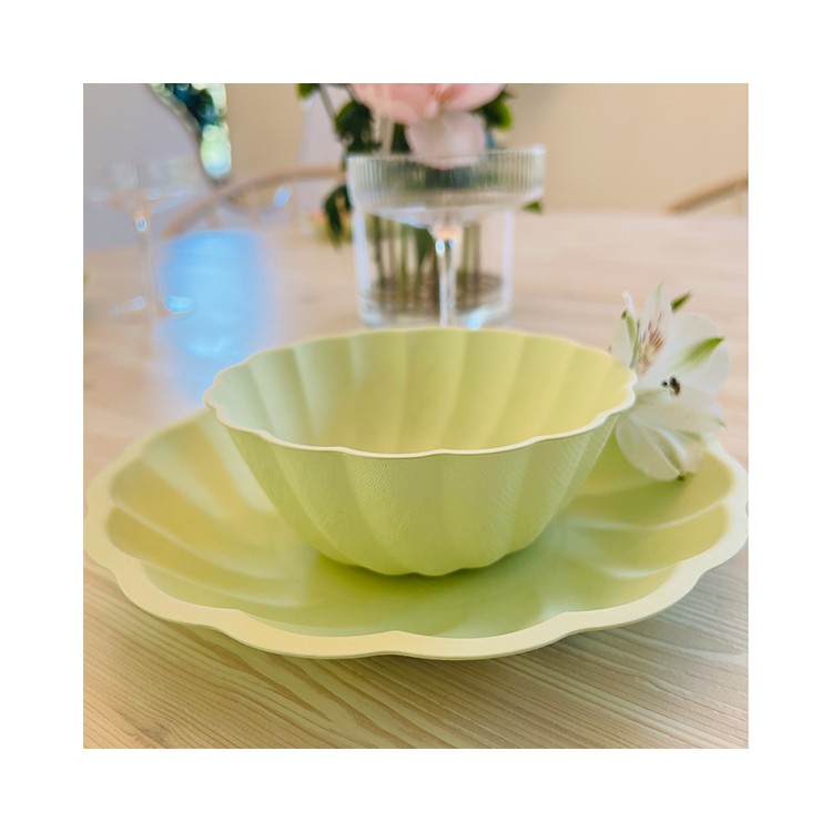 Tallrikar Rund Grön, Vert Decor bild 2