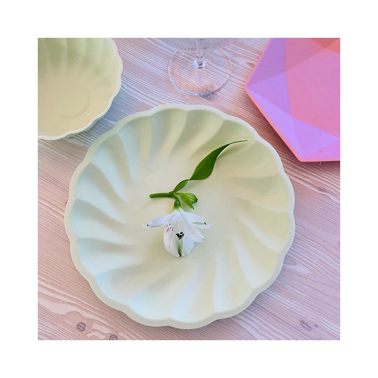 Tallrikar Rund Grön, Vert Decor bild 5