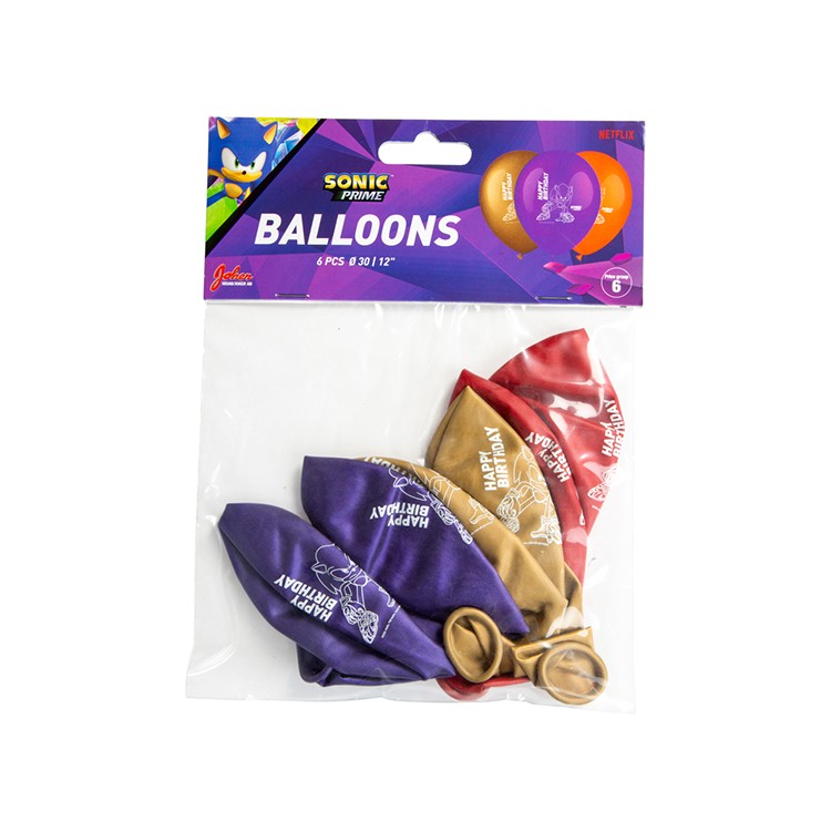 Ballonger Sonic 6-pack bild 5