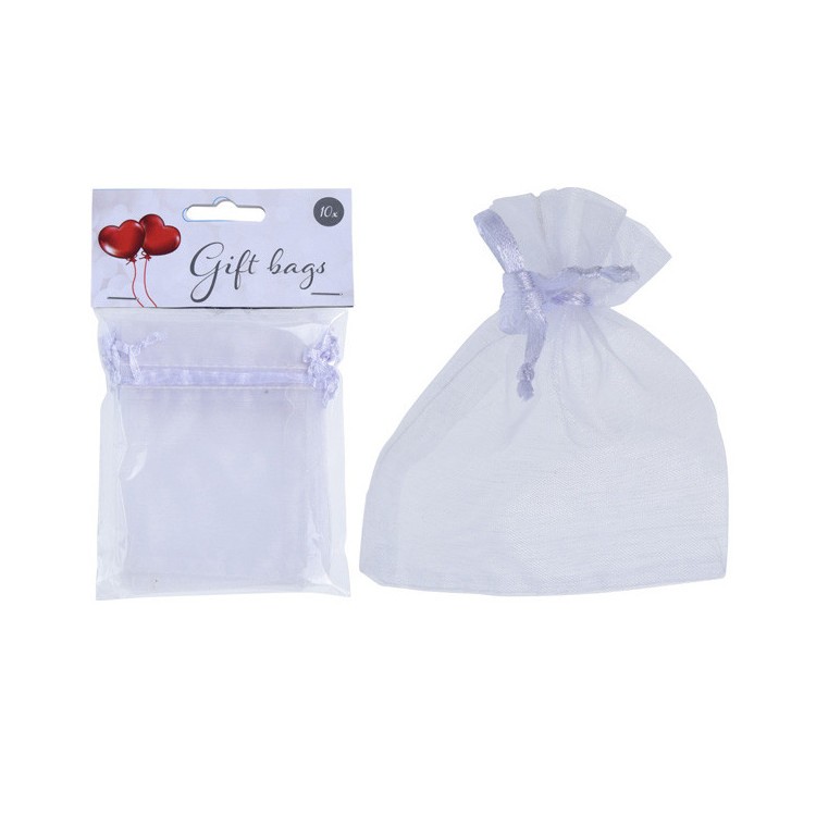 Organzapåsar Vit 10-pack bild 2