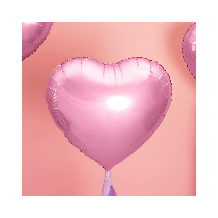 Folieballong Hjärta Rosa bild 6