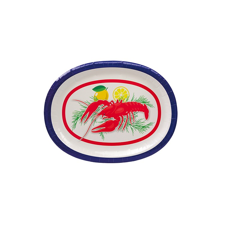 Uppläggningsfat Kräftskiva 4-pack