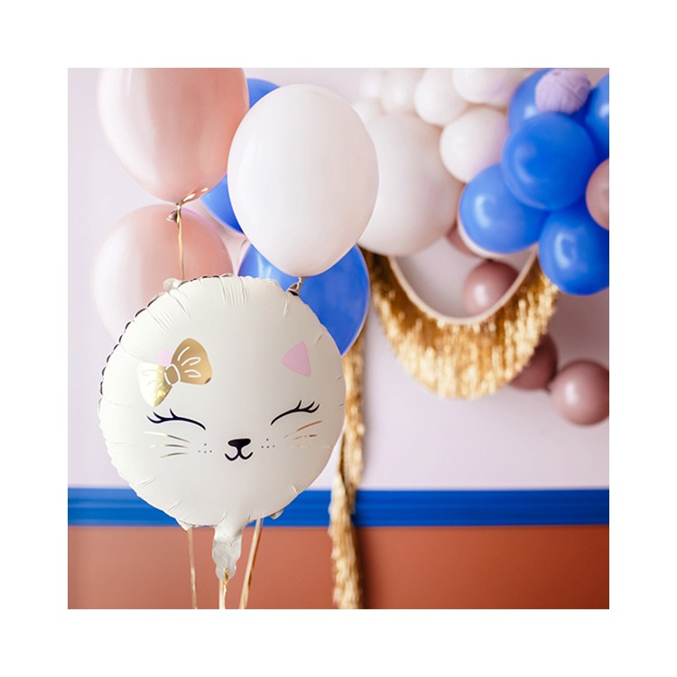 Folieballong Katt vit bild 3