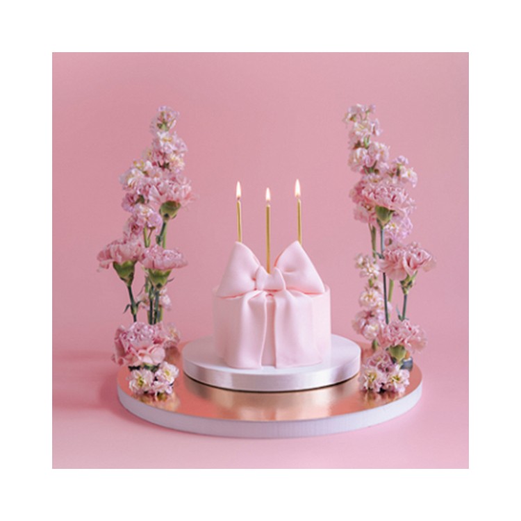 Långa Tårtljus Guld 14 cm bild 3