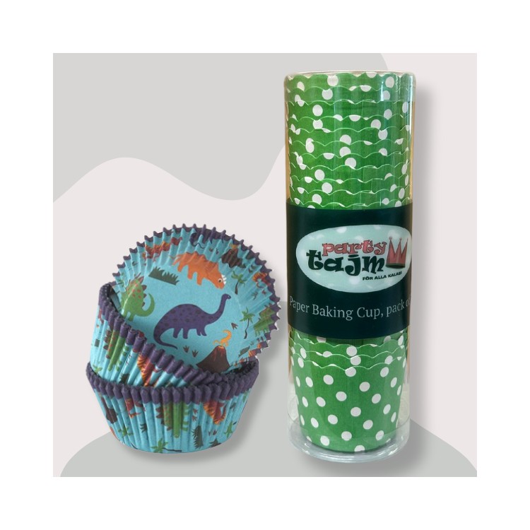 Muffinsformar kit, dinosaurie