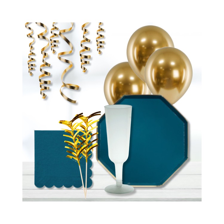 Festpaket Turkos och Guld 6 pers bild 2