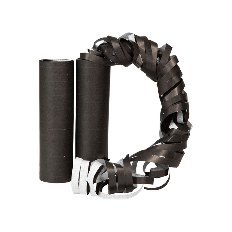 Serpentiner svart - 2 pack