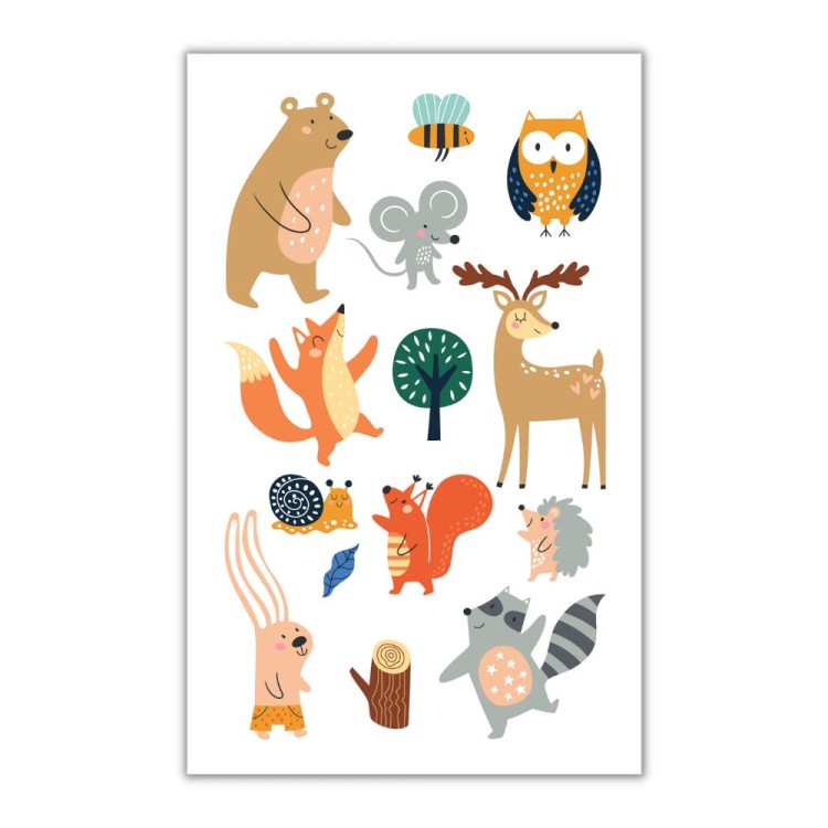 Tatueringar Skogsdjur