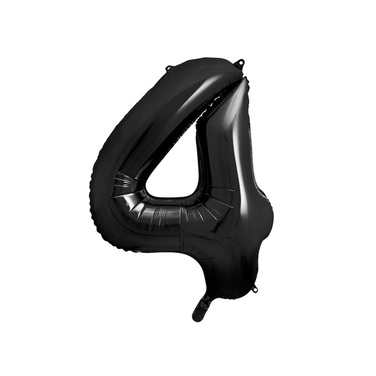Sifferballonger Svart, 86 cm bild 6
