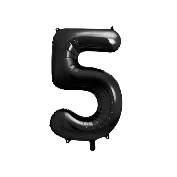 Sifferballonger Svart, 86 cm bild 7