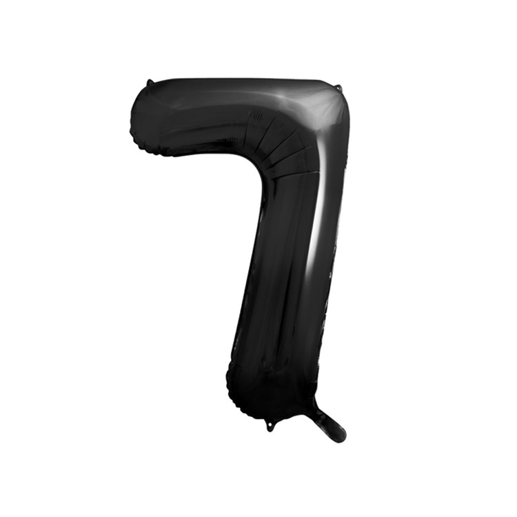 Sifferballonger Svart, 86 cm bild 9