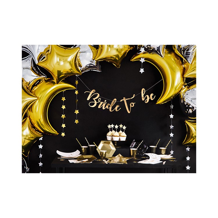 Folieballong Måne guld bild 4