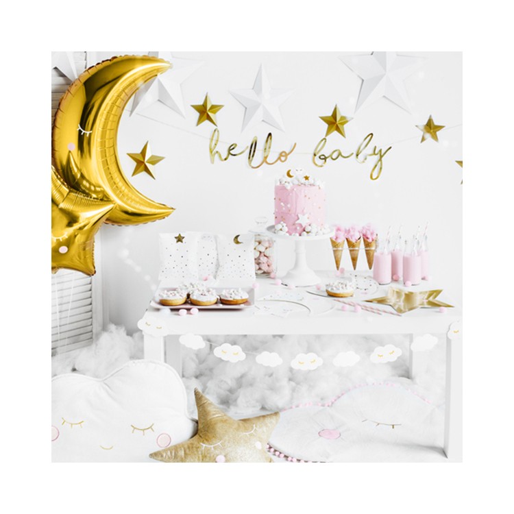 Folieballong Måne guld bild 2