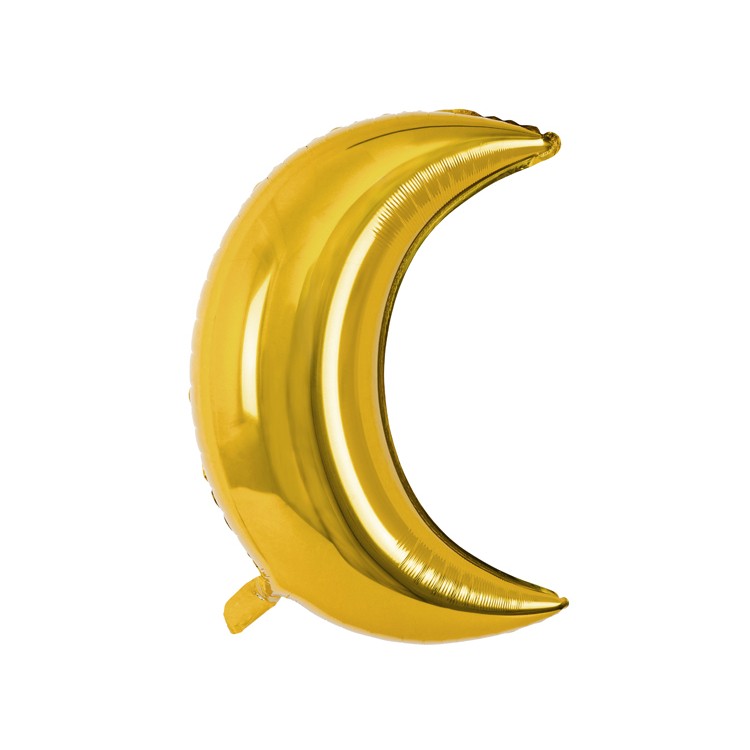 Folieballong Måne guld bild 5
