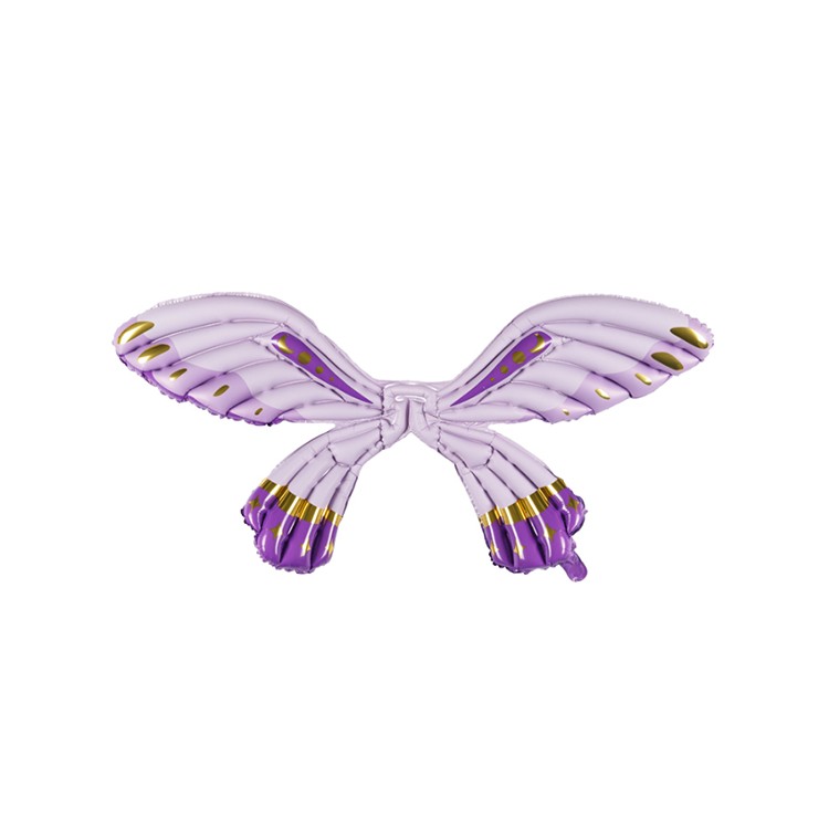 Folieballong Fjärilsvingar lila