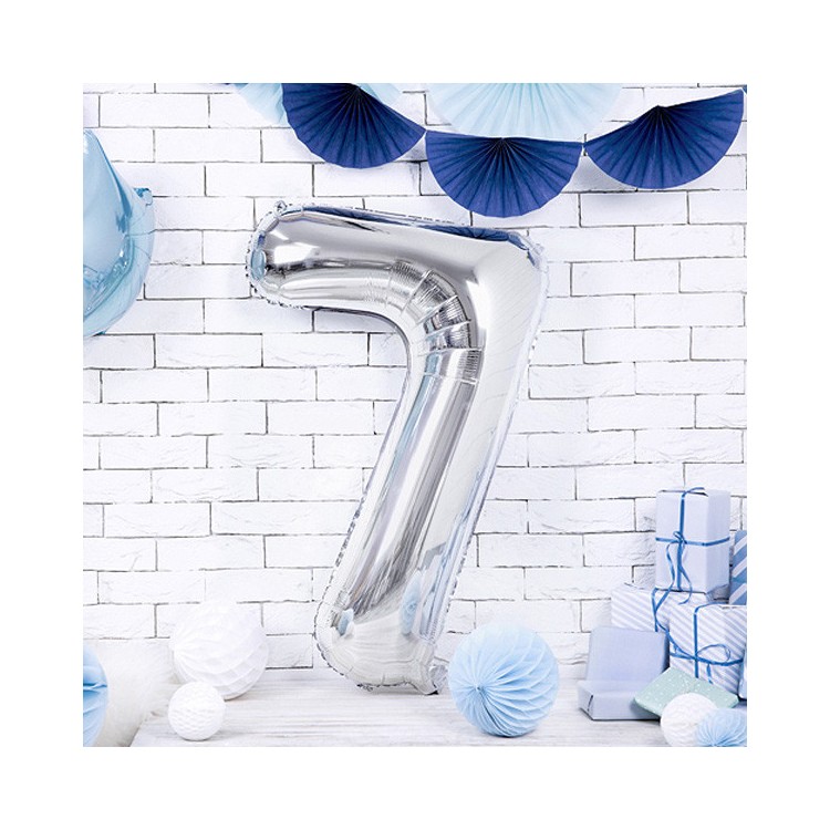 Sifferballong Silver 7