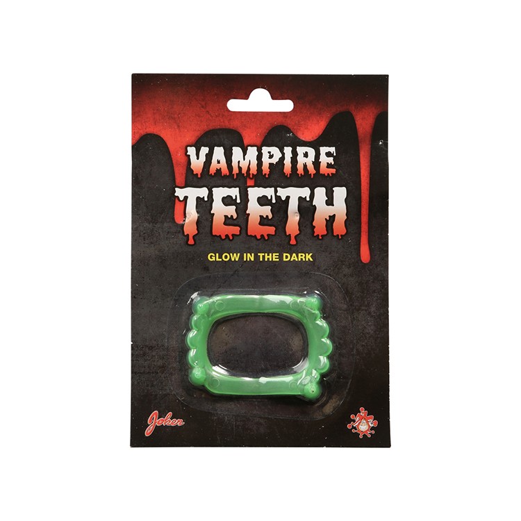 Vampyrtänder glow in the dark, gröna bild 2