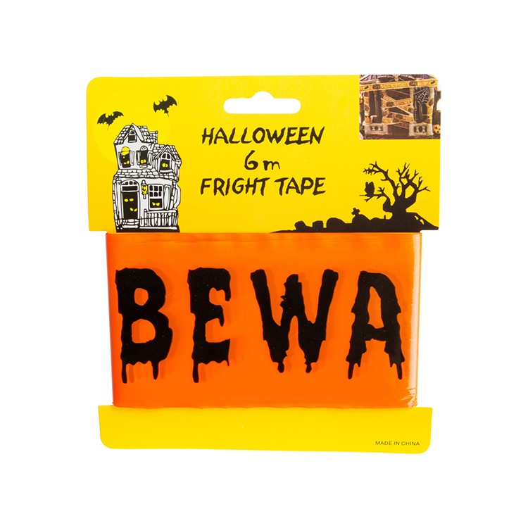 Avspärrningsband Halloween Dekoration - Orange bild 3